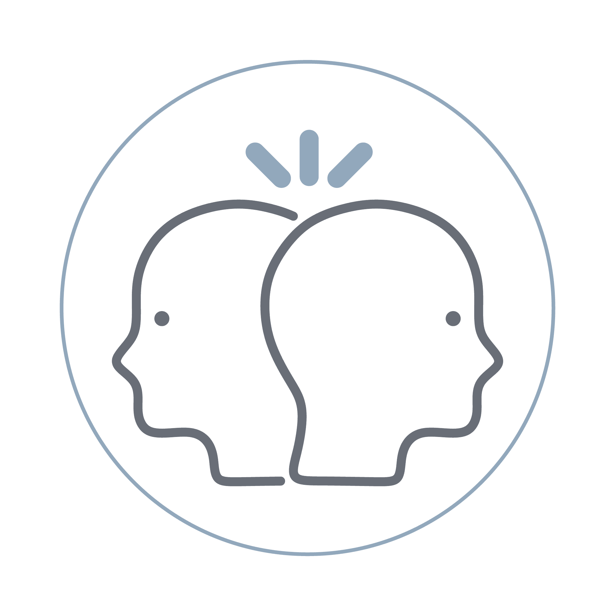 אייקון אנשים חושבים